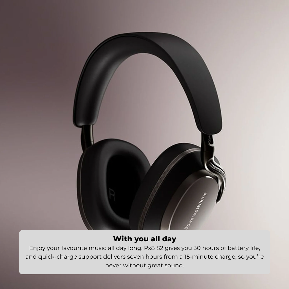 B&W Bowers & Wilkins Px8 S2 Over-Ear Noise Cancellation Headphone